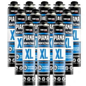 Piana Montażowa 65 MAXI 870 ml - KARTON 12 SZTUK