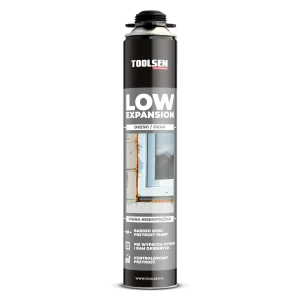 PIANA MONTAŻOWA PISTOLETOWA 800 ml LOW EXPANSION TOOLSEN