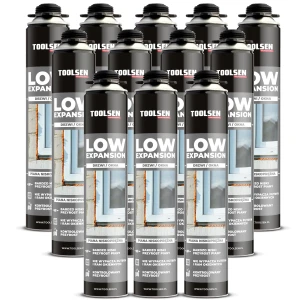 PIANA MONTAŻOWA PISTOLETOWA 800 ml LOW EXPANSION - 12 szt