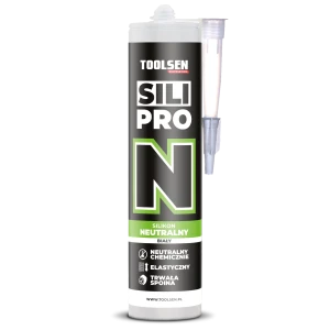 Silikon Neutralny Biały 310 ml   PO TERMINIE