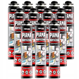 Pianka Montażowa Niskoprężna Standard - KARTON 12 SZT. 